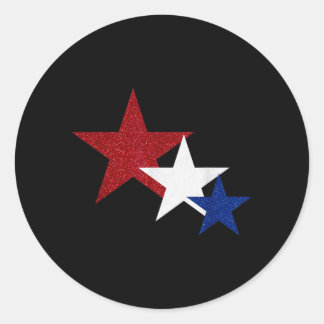 Sticker Rond 4 juillet Fête patriotique du 4 juillet Indépendan