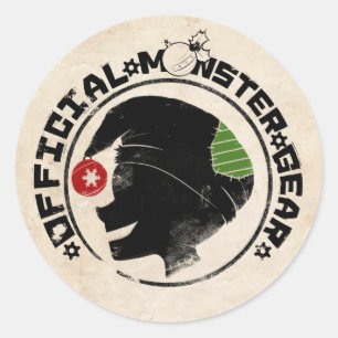 Sticker Rond 4 Petits monstres - Logo de vacances Nigel 2