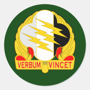 Sticker Rond 4ème Groupe d'opérations psychologiques - DUI