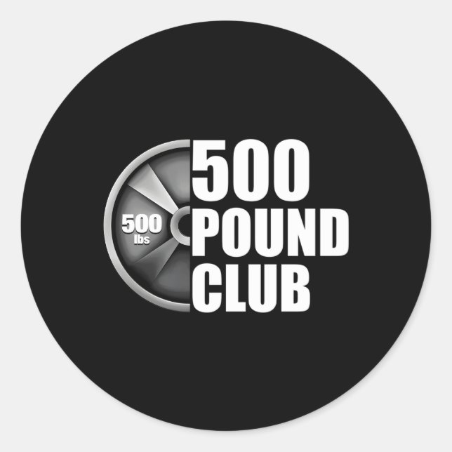 Sticker Rond 500 Livres Club (Devant)