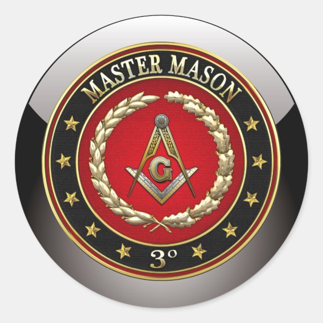 Sticker Rond [500] Master Mason, 3rd Degree [Edition spéciale] (Devant)