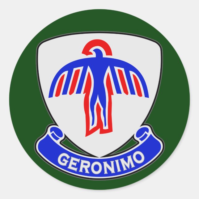 Sticker Rond 501e Régiment d'infanterie (aéroporté) (Devant)