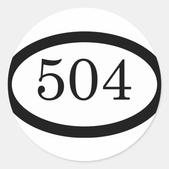 Sticker Rond 504e infanterie parachutée (Devant)