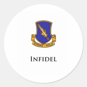 Sticker Rond 504e PIR- Infidel