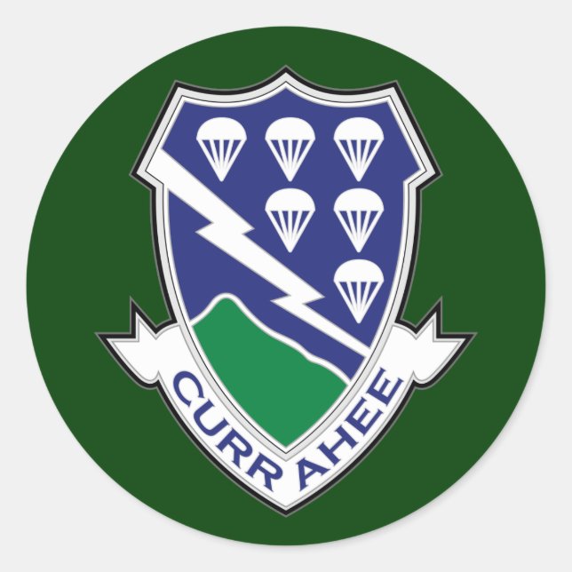Sticker Rond 506e Régiment d'infanterie (aéroporté) (Devant)
