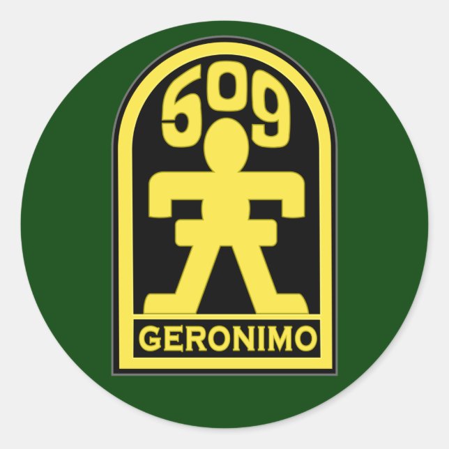 Sticker Rond 509e régiment d'infanterie (en vol) SSI (Devant)