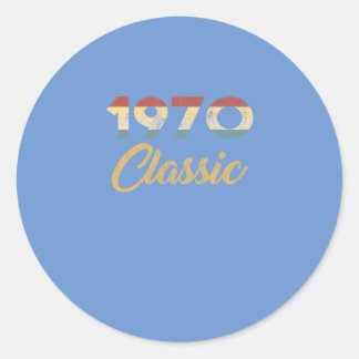 Sticker Rond 50 e cadeau d'anniversaire pour les hommes et les
