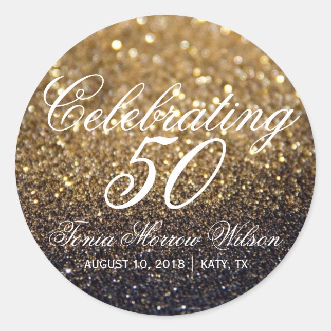 Sticker Rond 50e (Devant)