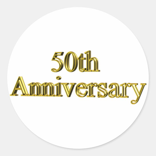 Sticker Rond 50e anniversaire17t (Devant)