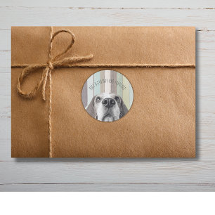 Sticker Rond 50ème demi-siècle et anniversaire fabuleux