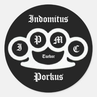 Sticker Rond 5114, Indomite, Porc, I, P, M, C, Tuebor