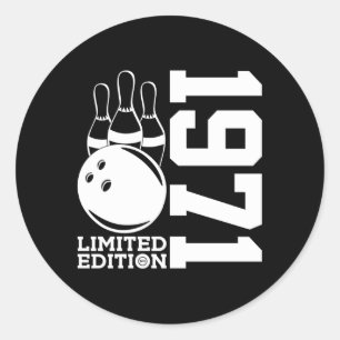 Sticker Rond 52E Bowling 1971