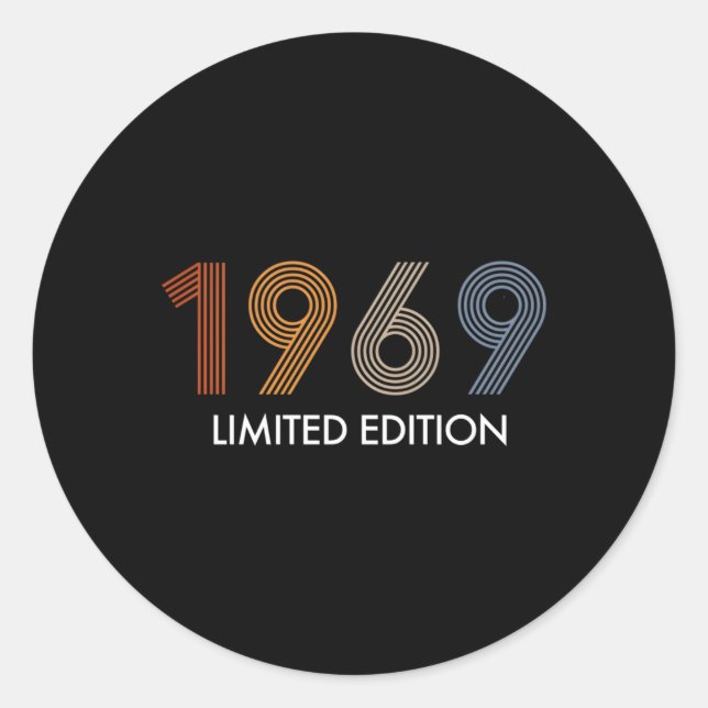 Sticker Rond 54 Ans 1969 54E (Devant)