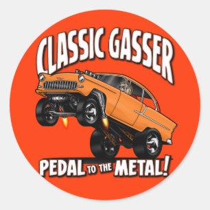 STICKER ROND 55 GASSER