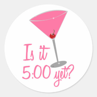 STICKER ROND 5:00