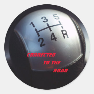 Sticker Rond 5 Speed Gear Shift Knoft Photo