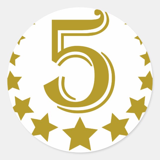 Sticker Rond 5 stars-Birthday.png (Devant)