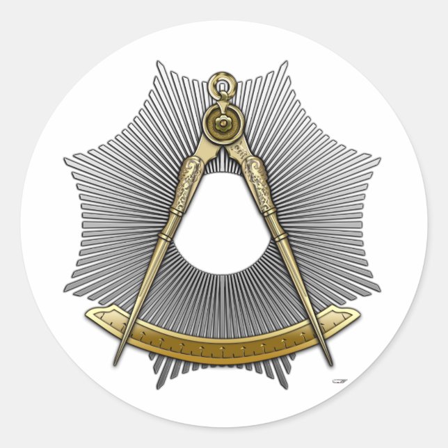 Sticker Rond 5e degré : Maître parfait (Devant)