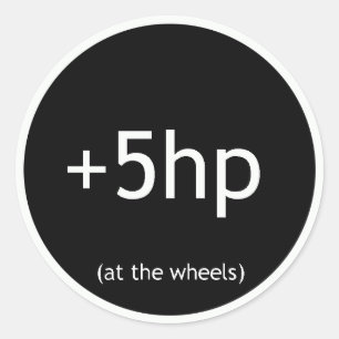 STICKER ROND +5HP