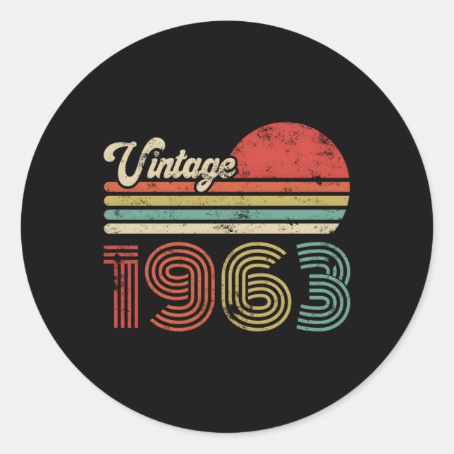 STICKER ROND 60 1963 60E (Devant)