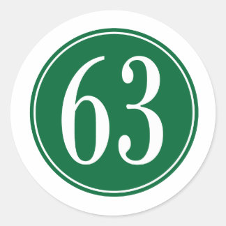 Sticker Rond #63 Cercle Vert