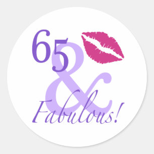 Sticker Rond 65 Et Fabuleux