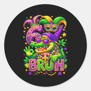 Sticker Rond 67 Bruh Crocodile Mexique Carnaval Vacances 