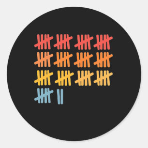 Sticker Rond 67 comptage professeur de mathématiques mathématiq
