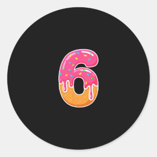 Sticker Rond 67 Glace Dégoulinante Mème Drôle 6 7 Costume Coupl