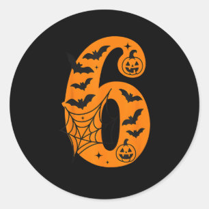 Sticker Rond 67 Halloween appariement jumeaux garçons filles fr