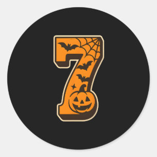 Sticker Rond 67 Halloween appariement jumeaux garçons filles fr