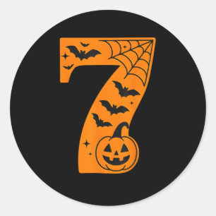 Sticker Rond 67 Halloween appariement jumeaux garçons filles fr