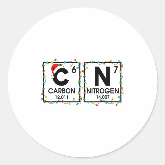 Sticker Rond 67 Mème Professeur Drôle Science Tableau Périodiqu (Devant)