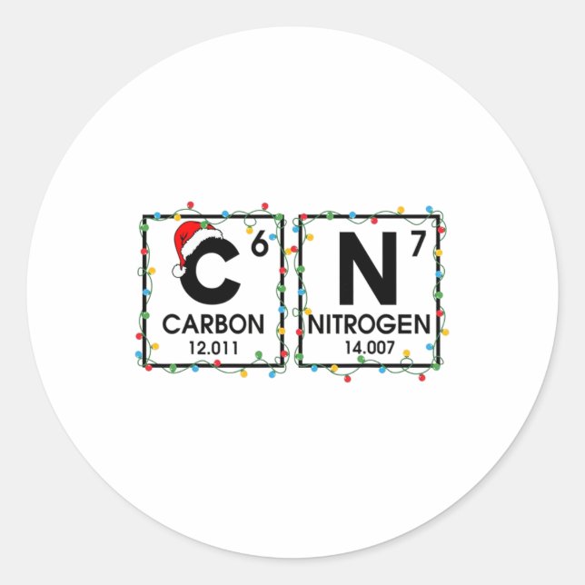 Sticker Rond 67 Mème Professeur Drôle Science Tableau Périodiqu (Devant)