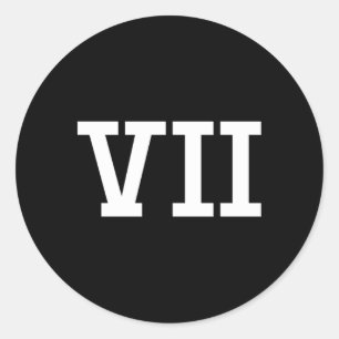 Sticker Rond 70 Numéros Ro Anciens