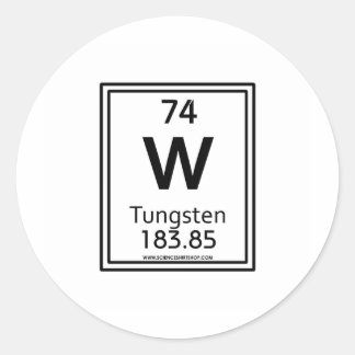Sticker Rond 74 tungstène
