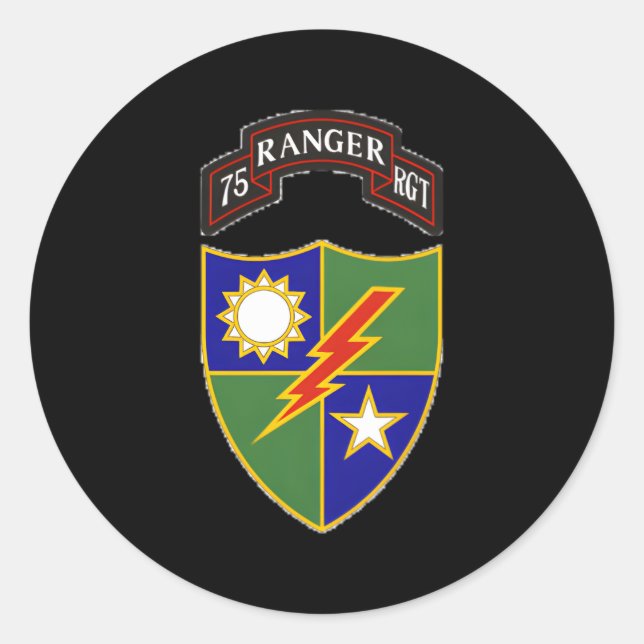 Sticker Rond 75E Ranger Regit (Devant)