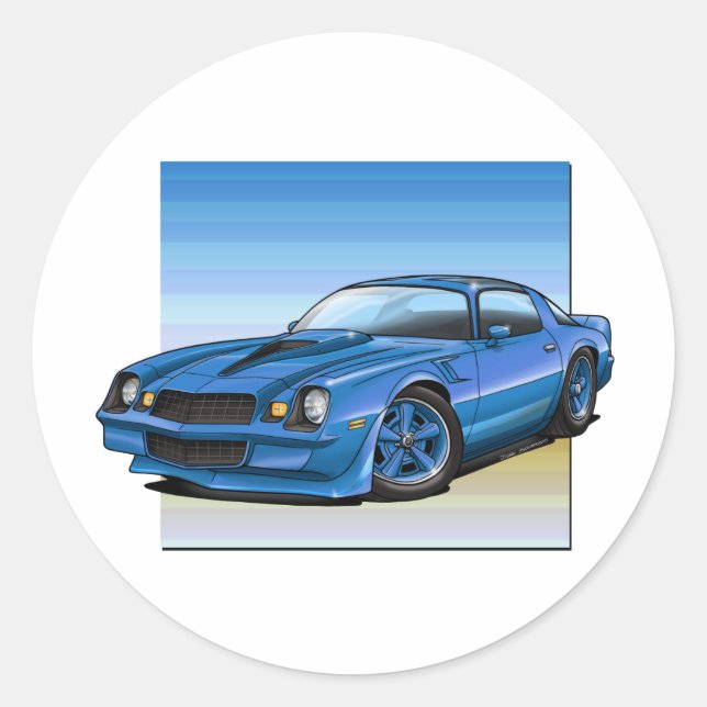 Sticker Rond 78-81 Camaro (Devant)