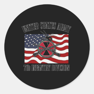 Sticker Rond 7E Division D'Infanterie Front