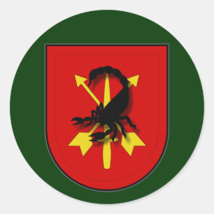 Sticker Rond 7ème SFG (A) - Kandahar, Afghanistan uA