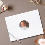 Sticker Rond 80th Homme Birthday Simple Elegant Photo Poker Car<br><div class="desc">Un design simple avec un modèle votre photo. Un dessin d'anniversaire masculin. Un design d'anniversaire simple et élégant avec vos informations facilement changé pour customiser votre conception d'anniversaire. Un anniversaire personnel stationnaire de la gamme Fine Designs de Chessie.</div>