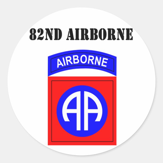 Sticker Rond 82e Airborne (Devant)