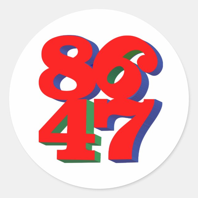 STICKER ROND 8647 (Devant)