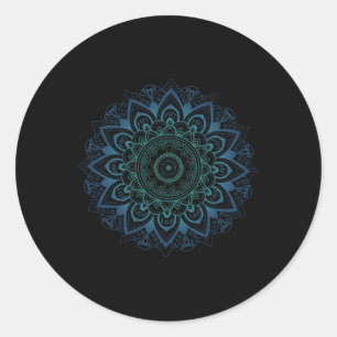 Sticker Rond 8647 Subtle Mandala 86 47 Trump résiste à Trump Pr