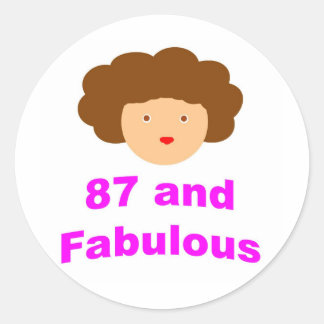 Sticker Rond 87 et Fabuleux !