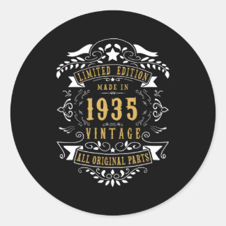 Sticker Rond 88 88E Fabriquée En 1935