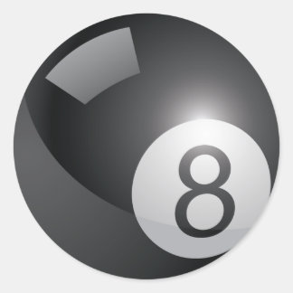 Sticker Rond 8 balles