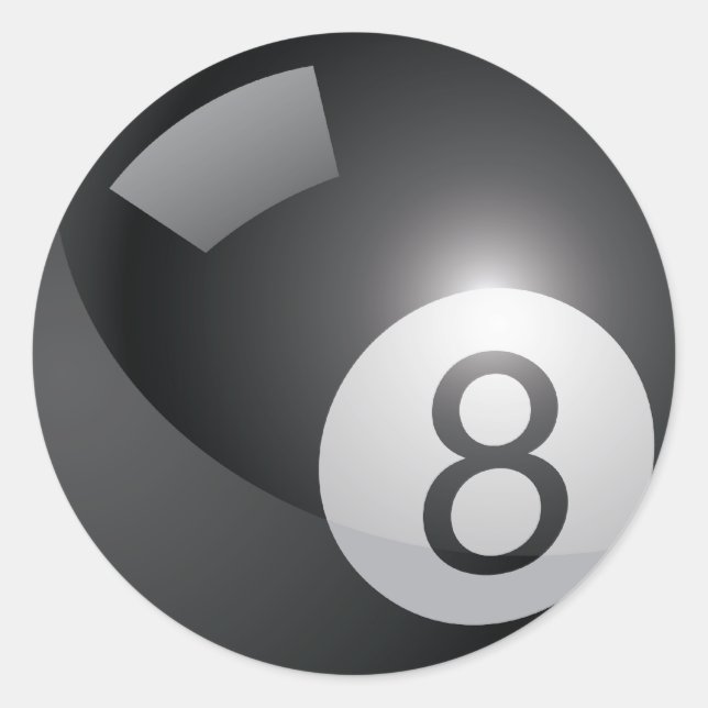 Sticker Rond 8 balles (Devant)