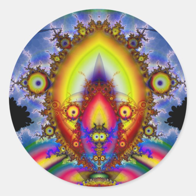 Sticker Rond 8 uul Smooth (Devant)