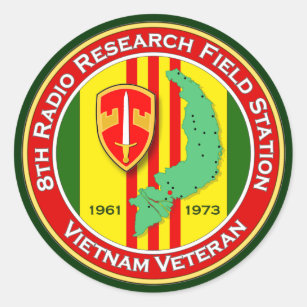 Sticker Rond 8ème RRFS 2 - Asa Vietnam
